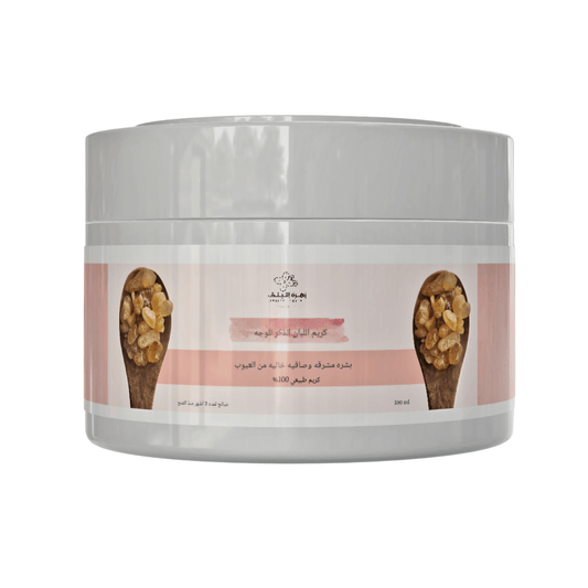 كريم اللبان الذكر للوجه لوجه صحي ونظر - زهرة الليلك للصابون الطبيعي