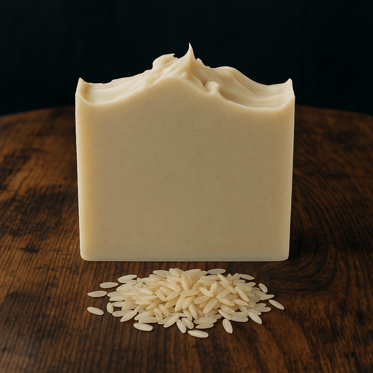 صابون الارز الطبيعي - زهرة الليلك للصابون الطبيعي
