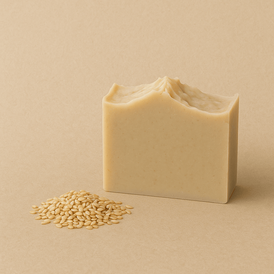 صابون السمسم الطبيعي - زهرة الليلك للصابون الطبيعي