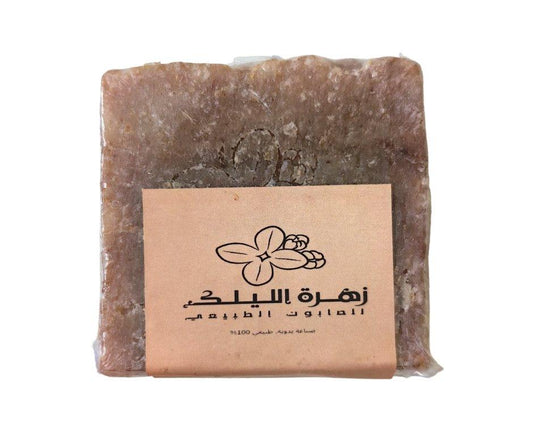 صابون الشوفان و القرفة الطبيعي - زهرة الليلك للصابون الطبيعي