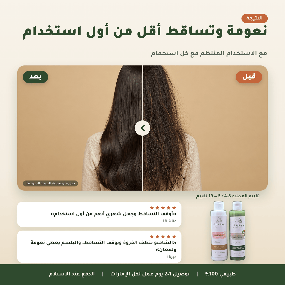 مجموعة الشامبو والبلسم العناية بالشعر