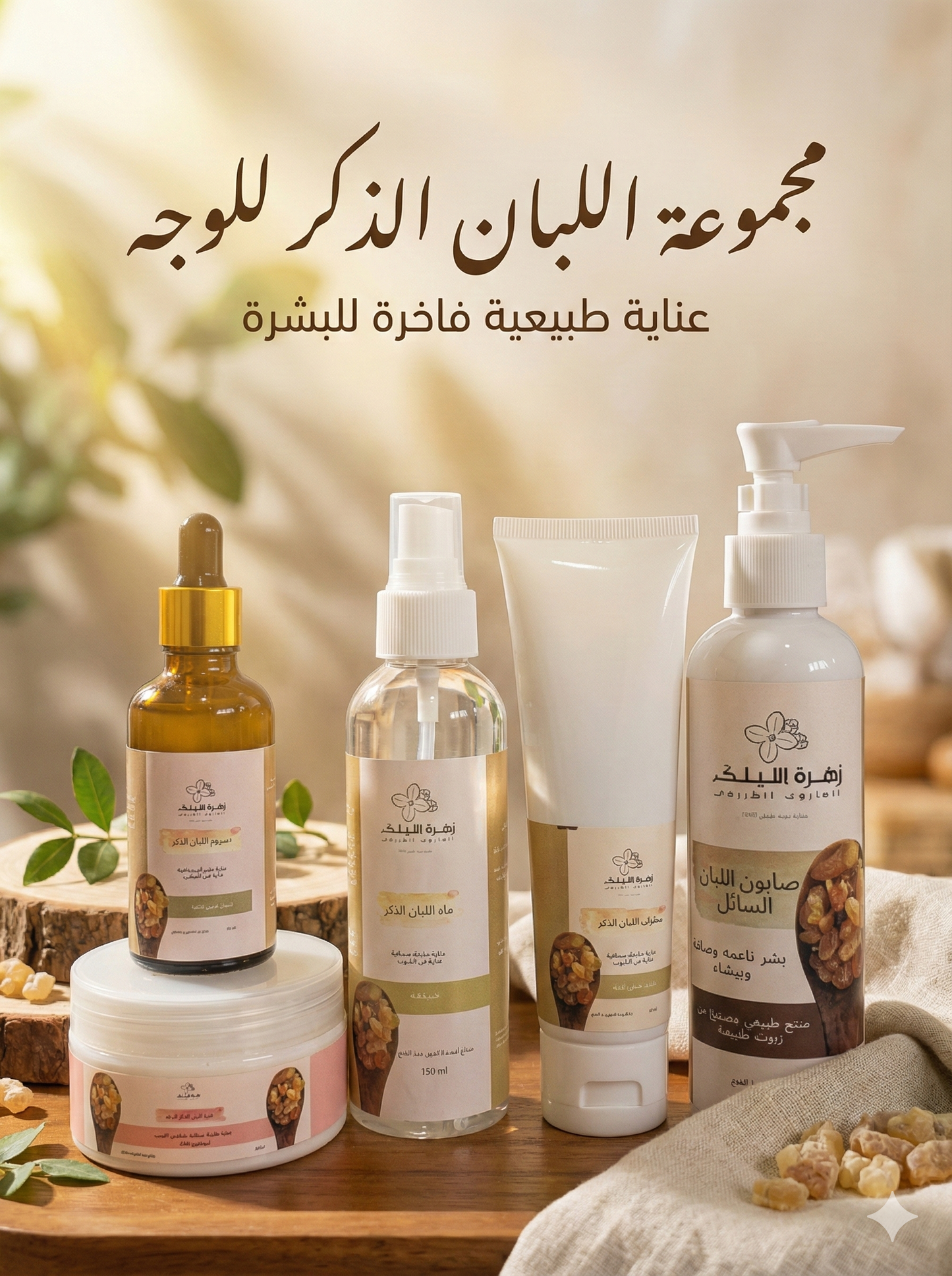 مجموعة العناية المتكاملة باللبان الذكر - زهرة الليلك